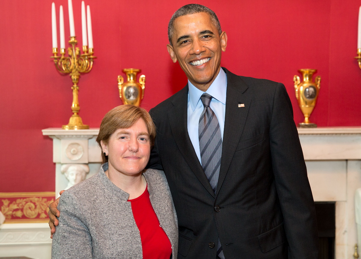 Dr. Comstock with President Obama