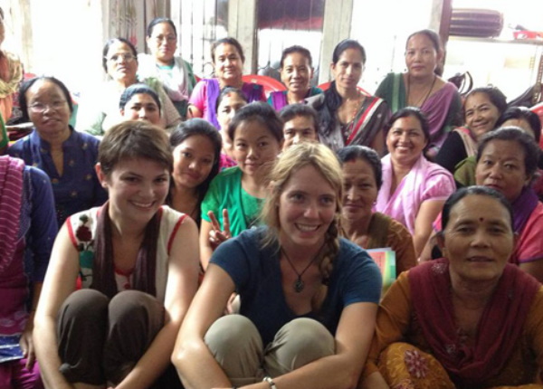 Meagan Cain Working in Nepal