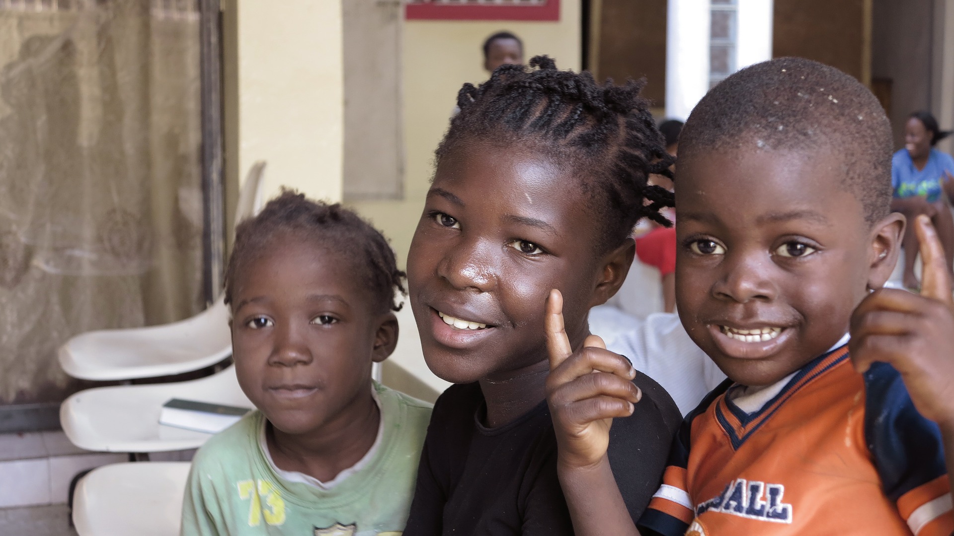 Haitian Children Smiling