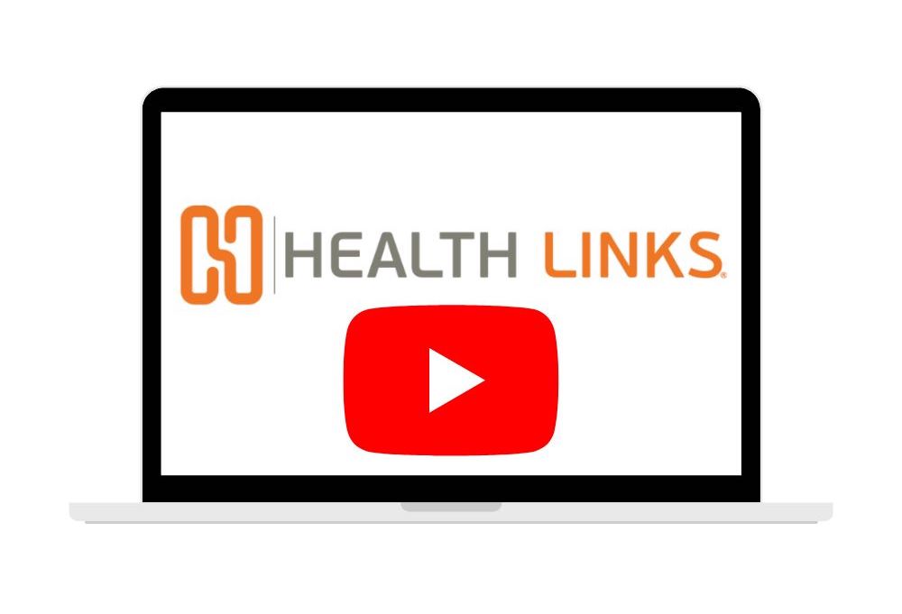 Health Links YouTube Laptop