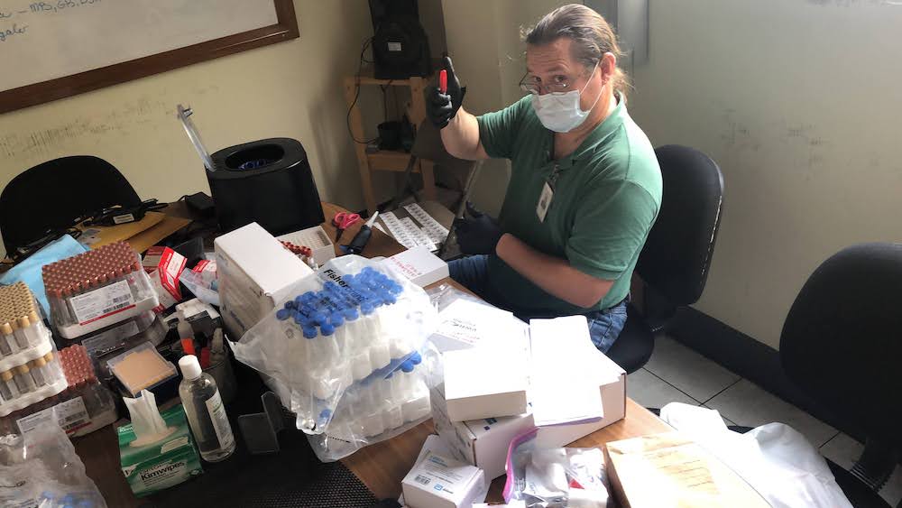 Stephen Brindley lab samples