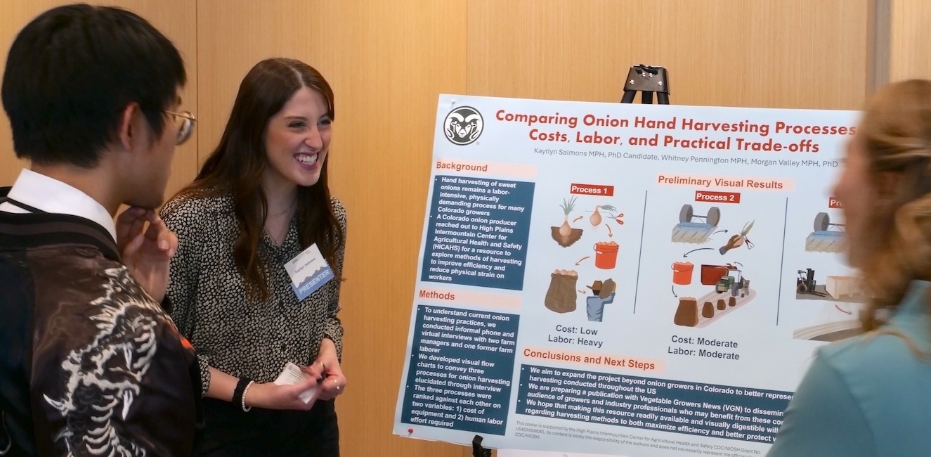 Students present their posters