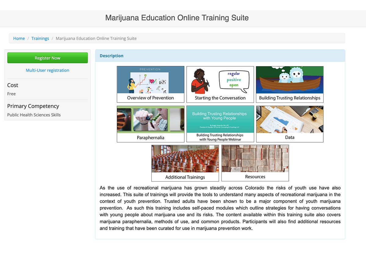 marijuana education online training suite