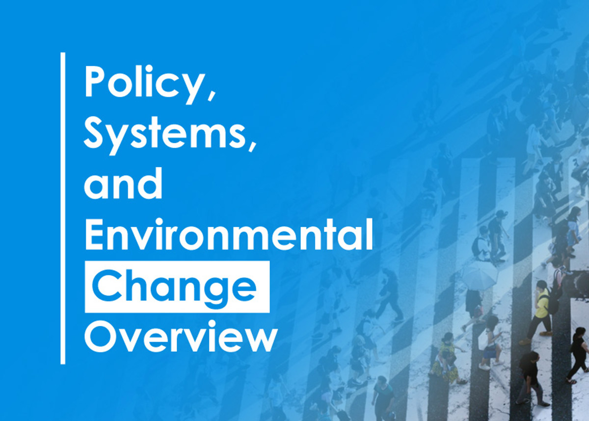 Policy, Systems, and Environmental Change Overview cover image