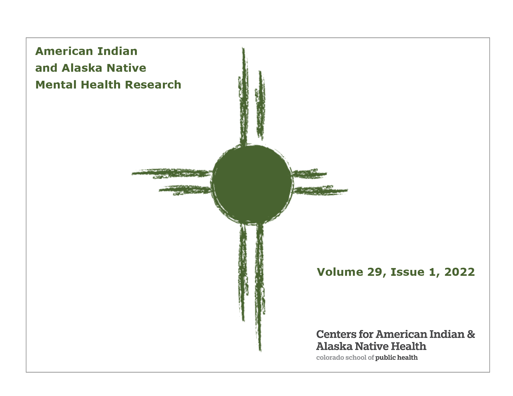 Cover of the AIANMHR journal