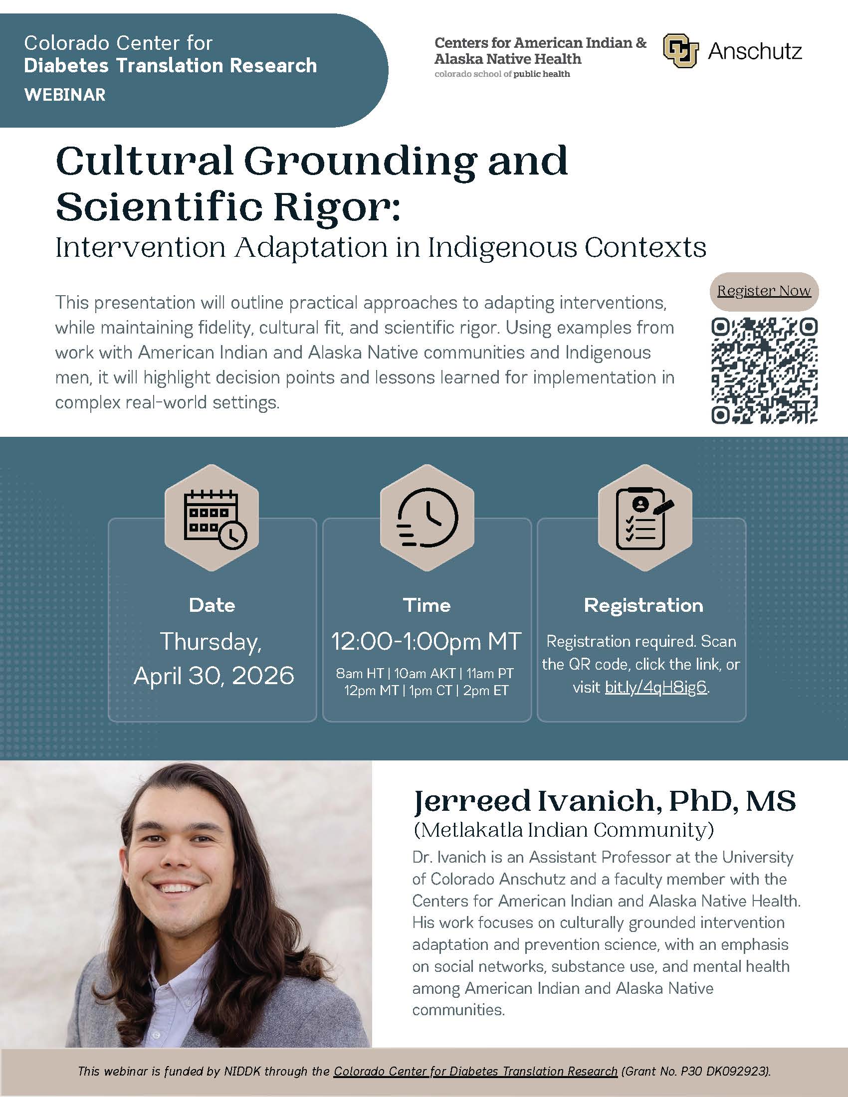 Thumbnail of the flyer advertising the webinar