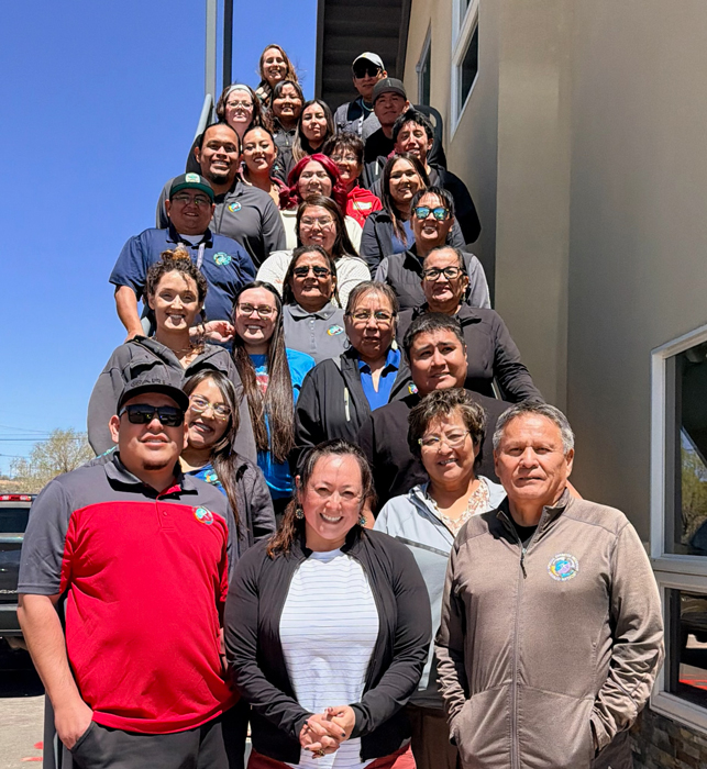 Group of participants from Window Rock, Arizona training