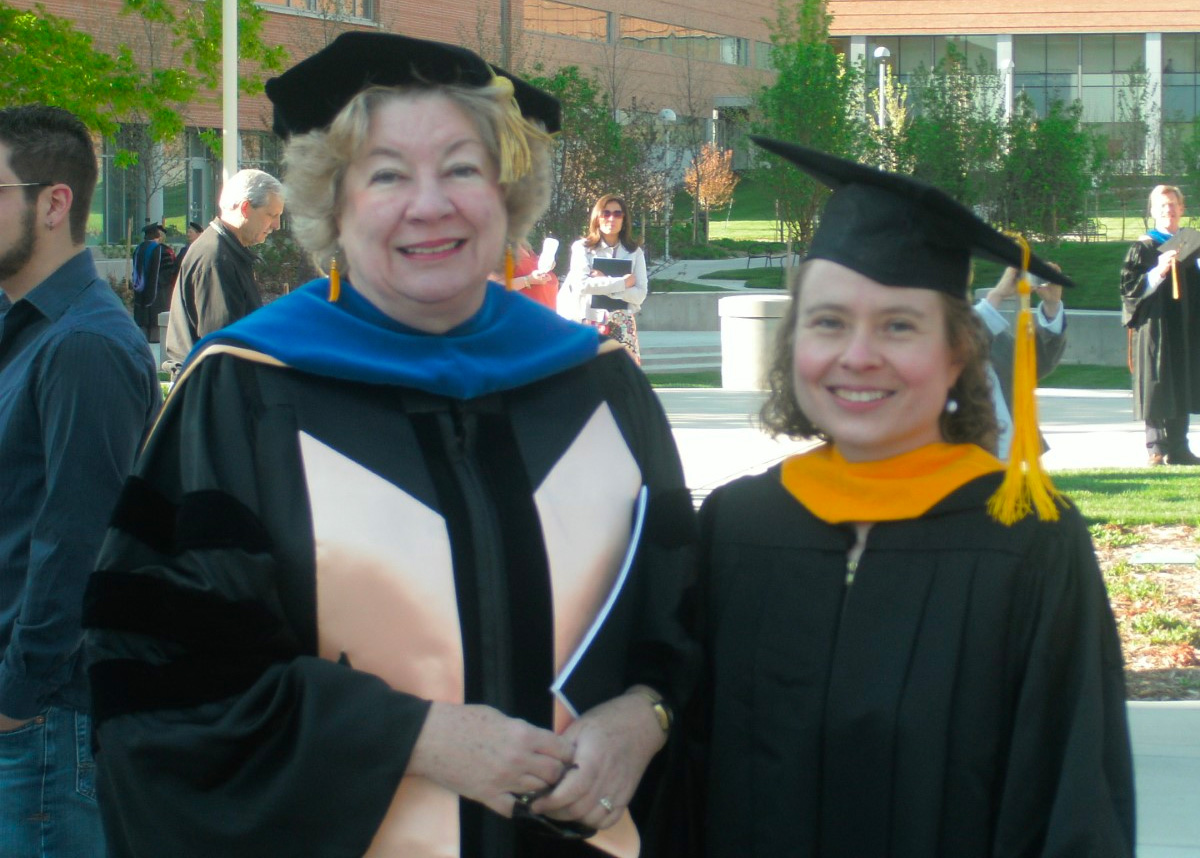 Dr. Pheobe Barton and Jennifer Myers, MSPH '08