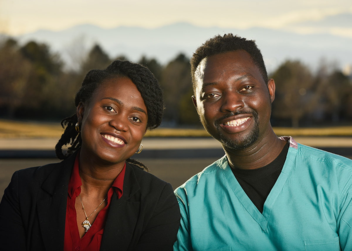 photo of doctors Cynthia and Kweku Hazel