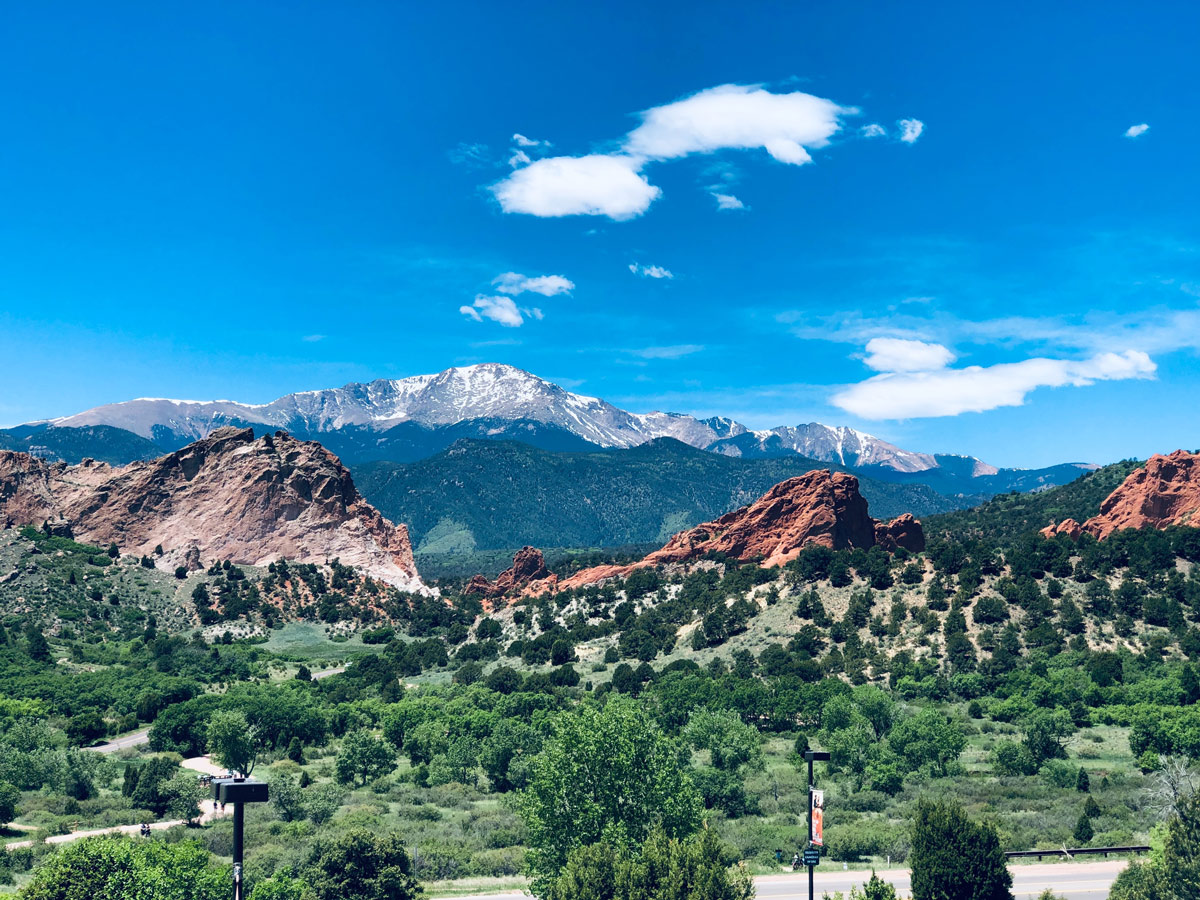 Colorado mountains and landscape