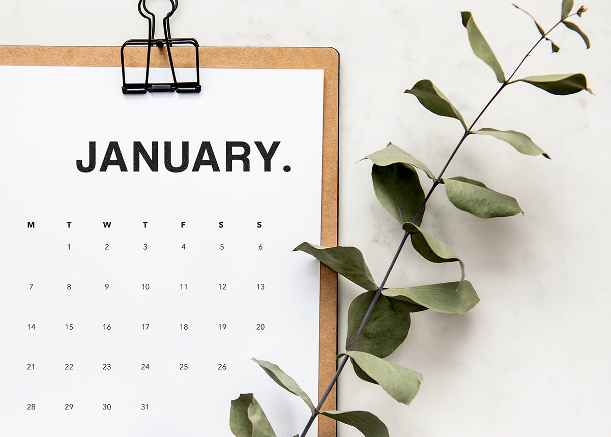 January calendar