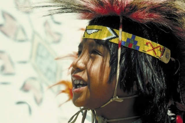 native child smiling