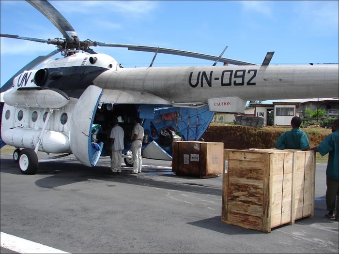 Helicopter supply delivery